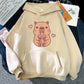 Capybara Hearts Boba Tea Hoodie