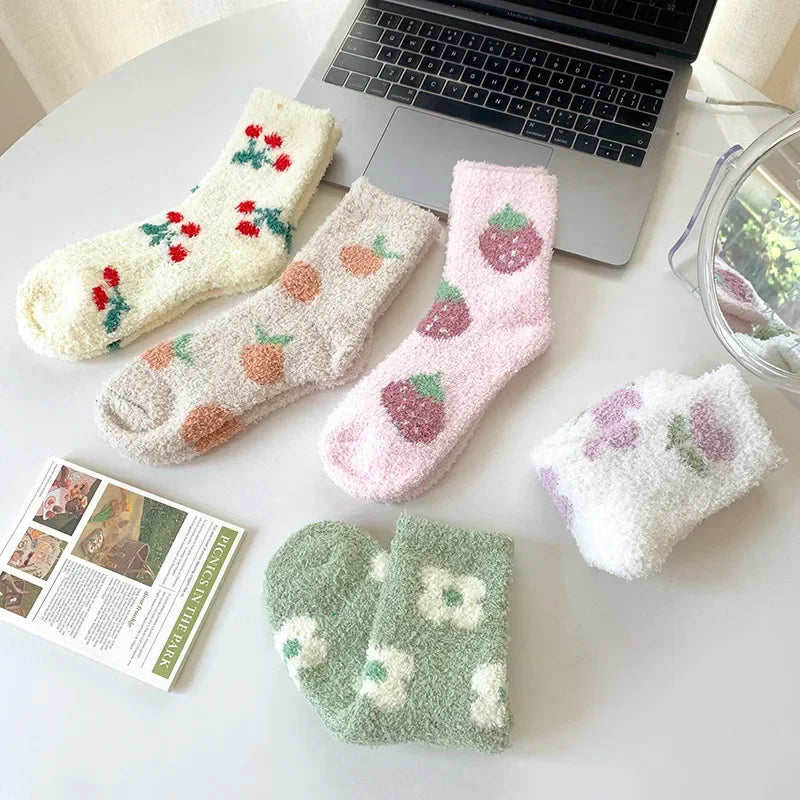 Soft Plush Sleeping Socks