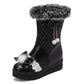 Cute Furry Winter Snow Boots
