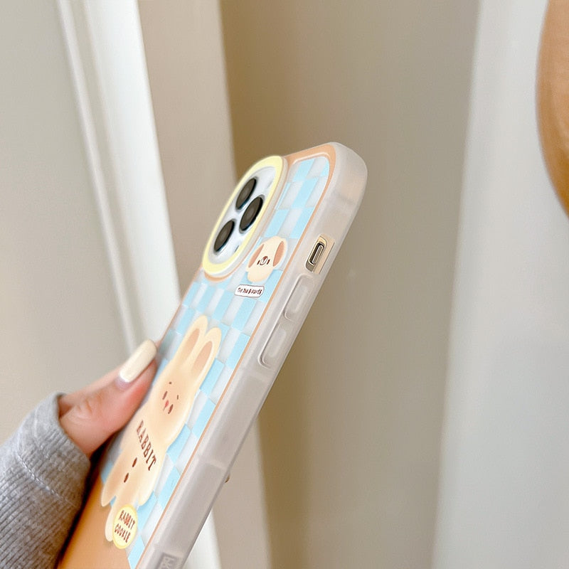 Chocolate Puppy & Bunny iPhone Cover