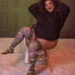 Alex: Camo Thigh-Highs. Petite to Plus Size.