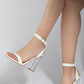 Poloma Clear Block Heel Party Sandals