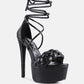 Twerk Tie-Up Braided High Platform Sandals