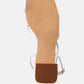Right Pose Faux Leather Block Heel Sandals