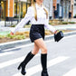 Coraline High Block Heeled Calf Boots