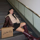 Wheedle Croc High Heeled Calf Boots