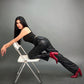 Pluto Block Heel Stiletto Ankle Boot