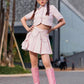 Prinkles Quilted Italian Block Heel Calf Boots