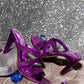 Wapit Rhinestone Embellished Straps Sandals