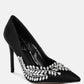 Ashlyn Rhinestones Embellished Satin Stiletto Pumps