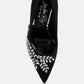 Ashlyn Rhinestones Embellished Satin Stiletto Pumps