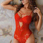 Bridal Cut Out Strappy Teddy