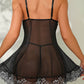 Head Turner Two Tone Lace Babydoll Lingerie