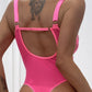 Banded Garter Skull Lace Lingerie Teddy