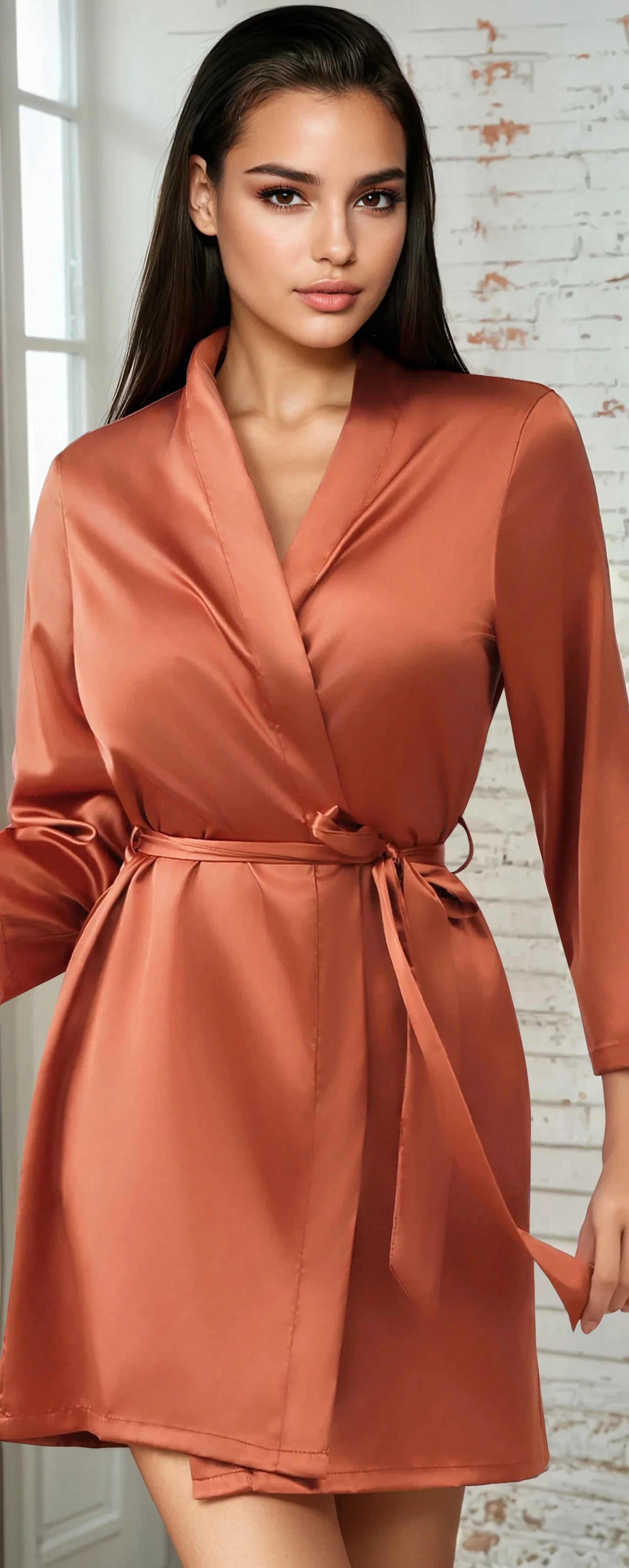 Classic Satin Robe