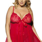 Mesh and Floral Babydoll