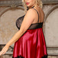 Satin and Lace Babydoll