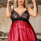 Satin and Lace Babydoll