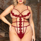Delicate Floral Strappy Teddy