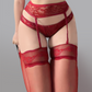 Lace Waist Garter Tights
