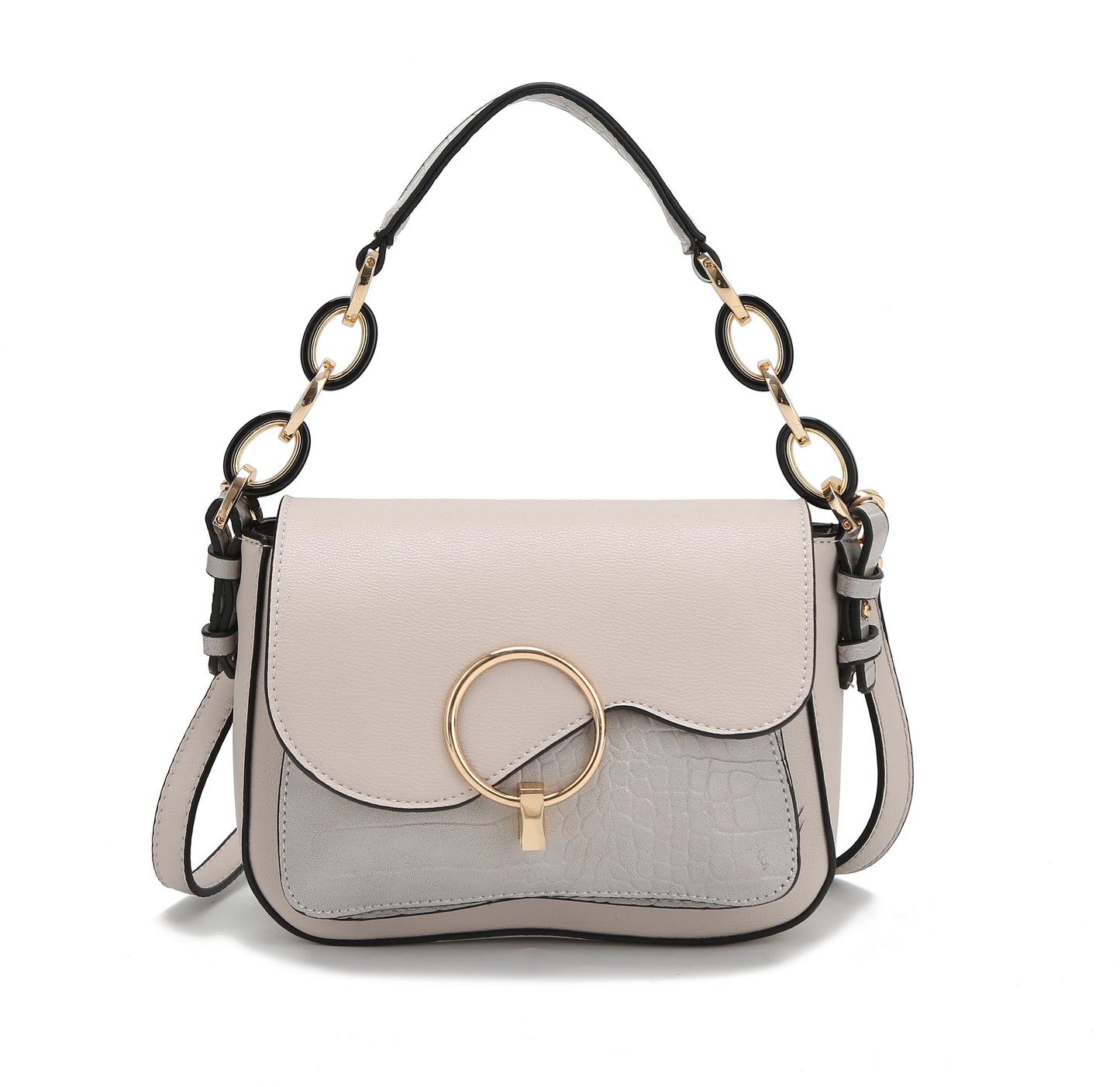 Fanta Croco Shoulder Bag