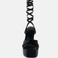 Splitsoul Lace Up High Platform Sandal