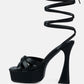 Splitsoul Lace Up High Platform Sandal