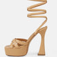 Splitsoul Lace Up High Platform Sandal