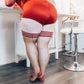 Whitney: Red Back Seam Thigh Highs- Classy With A Little Sassy