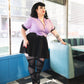 Jackie: Black Ballet Thigh Highs