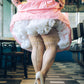 Ruby: Perfectly Seamed with a Cuban Heel Thigh Highs