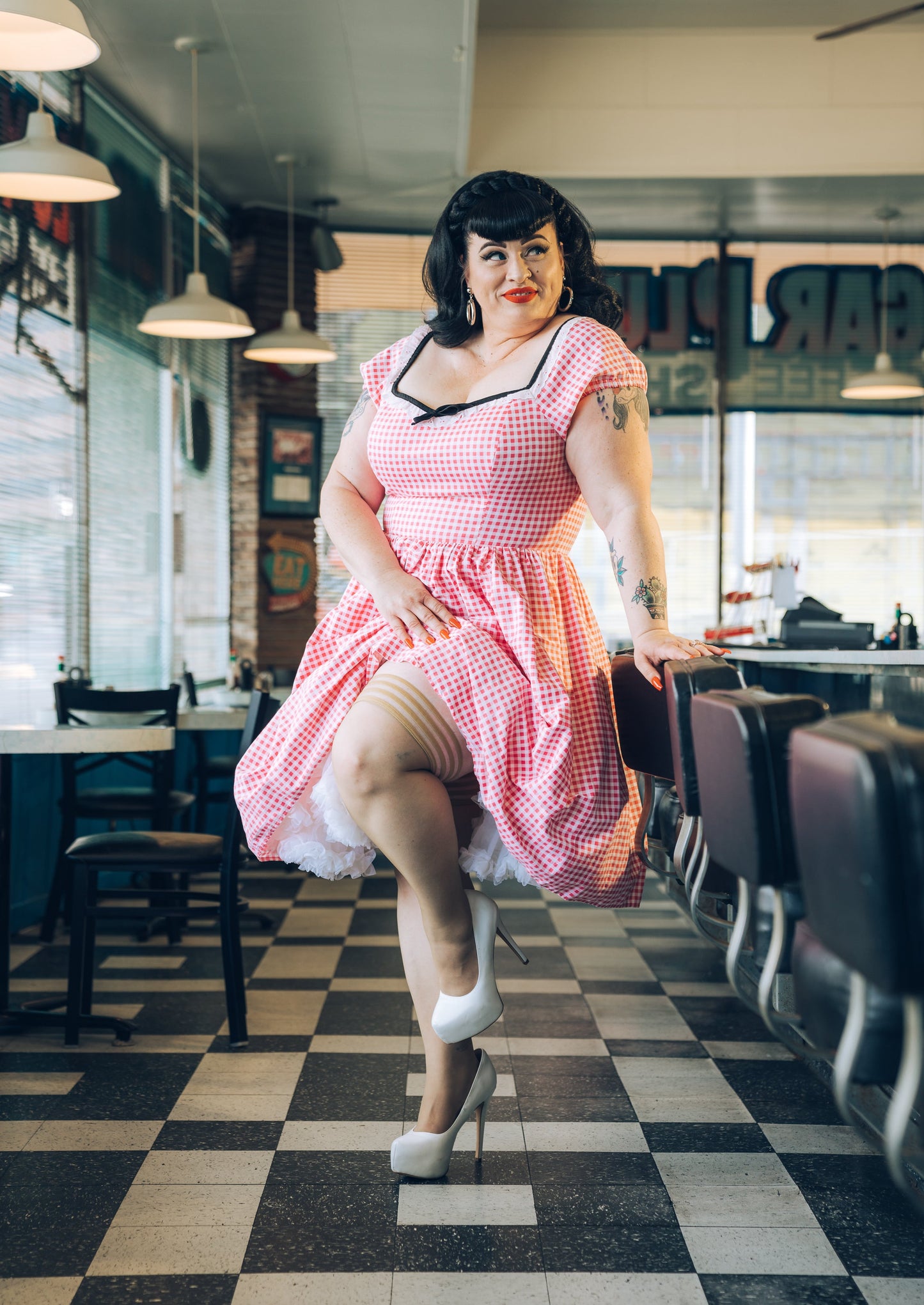 Jenny: Bold & Bubbly is How We Like our Champagne! Thigh Highs