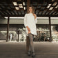 Sierra: Grey Opaque Thigh Highs