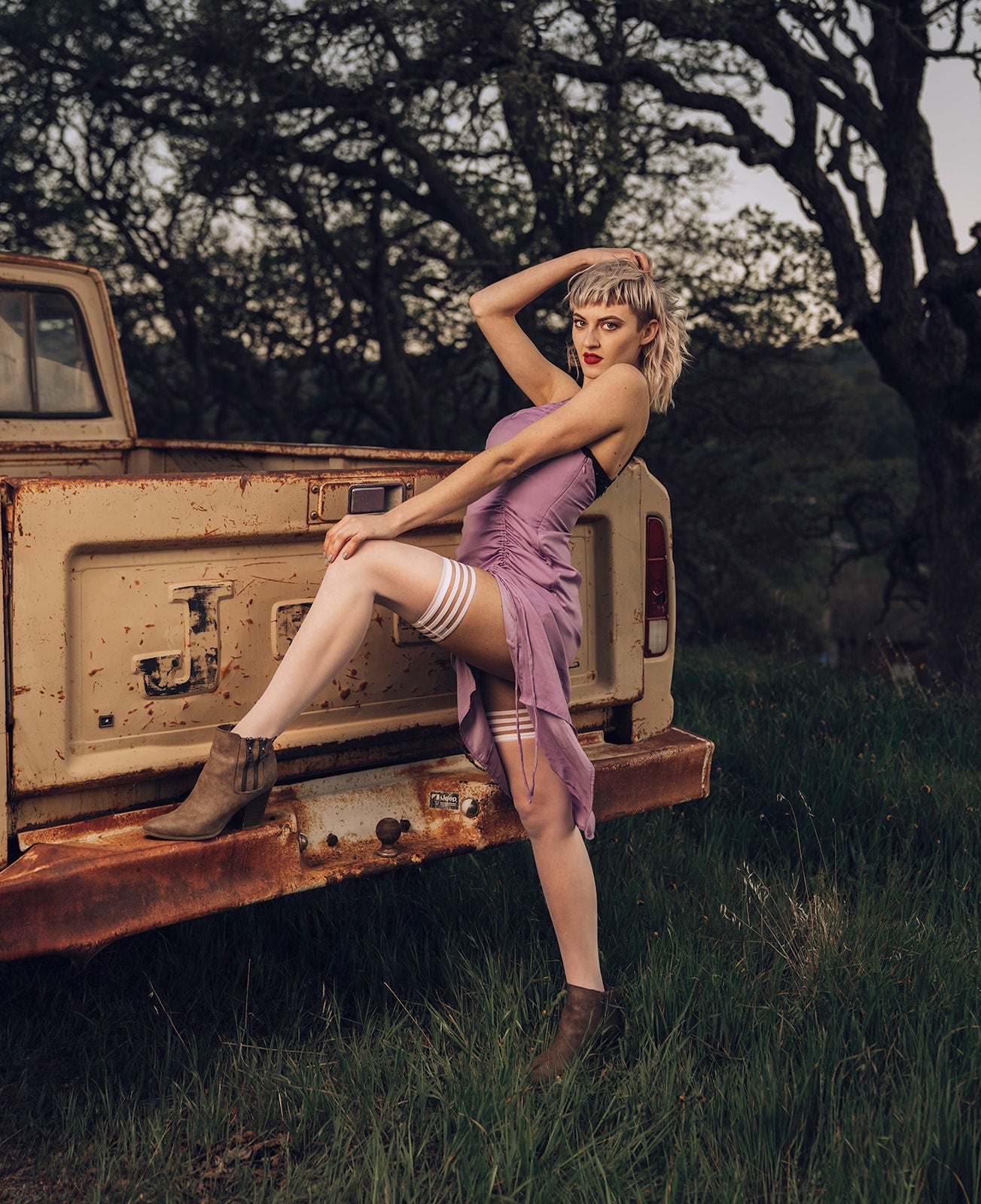 Ashley: Whatever Your Whimsy, Wedding to White Party Thigh Highs