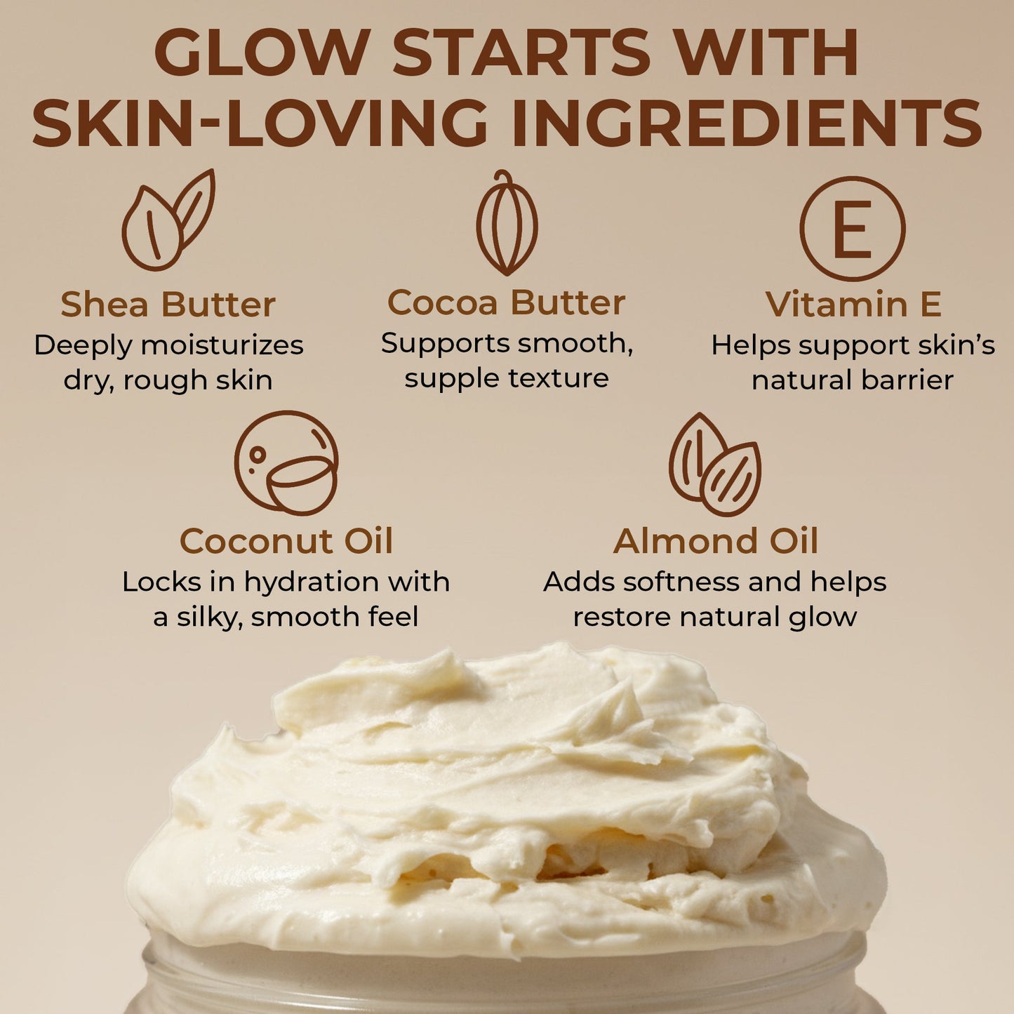 Calm Sandalwood Whipped Shea Soufflé
