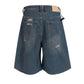 DESTROYED BIKER SHORTS