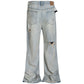STONE DESTRUCTION FLARE DENIM