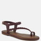 Stallone Braided Flat Sandals