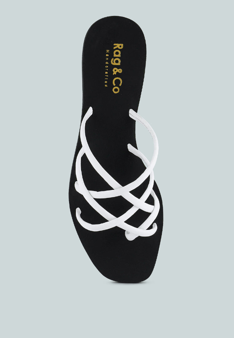 Sweetin Strappy Flat Slip On Sandals