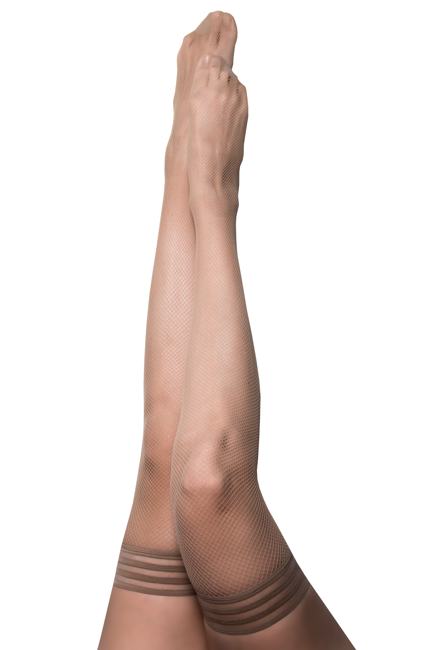 Samantha: Barely There Fishnet Thigh Highs