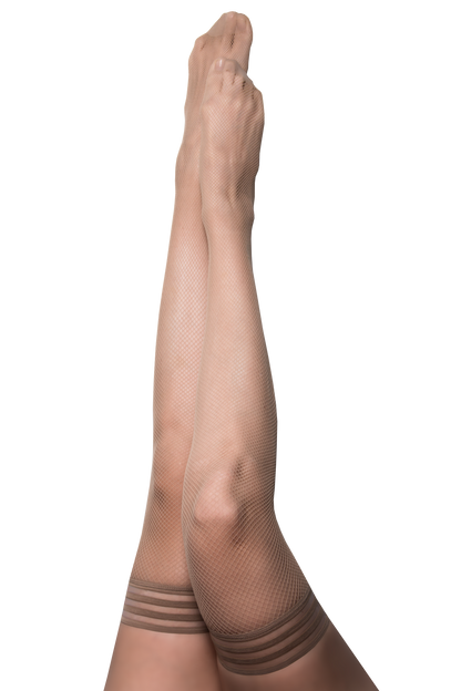 Samantha: Barely There Fishnet Thigh Highs