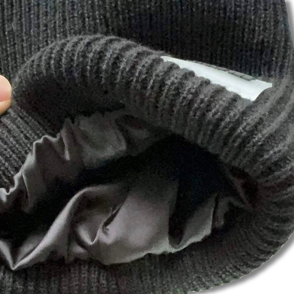 Satin Lined Bunny Beanie