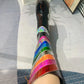 Rainbow Clouds Platform Boots