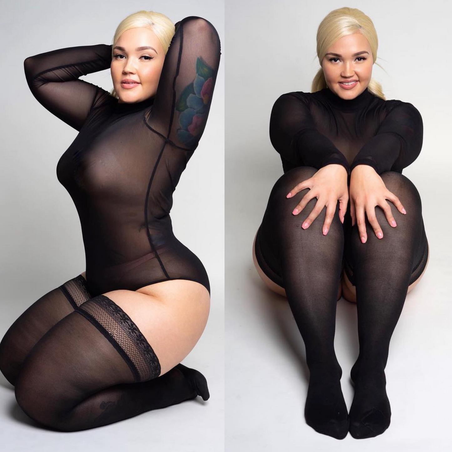 Flower Power Holdups Lit Black