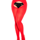 PeekaBoo Fired Red Tights