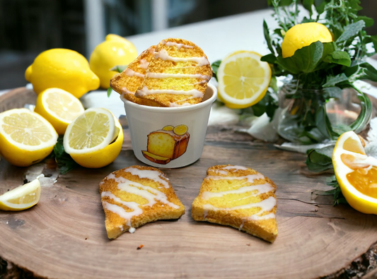 LEMON POUND CAKE slices Wax Melts | Fake Food | 5.25 oz