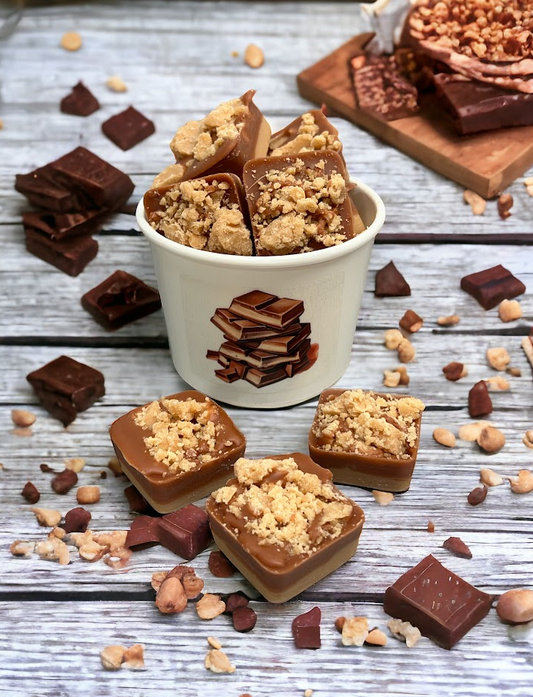 BUTTER BRICKLE TOFFEE BITES Wax Melts with crumble | Fake Food | 6 melts | 4.5 oz
