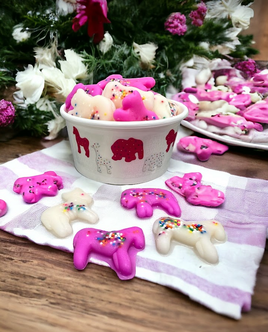 FROSTED ANIMAL CRACKERS Cookies Wax Melts | Fake Food | Warm Sugar Cookie scent | 3 oz