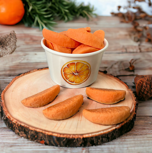 ORANGE SLICES Wax Melts | Wax Embeds for Candles | Fake Food | 5 oz