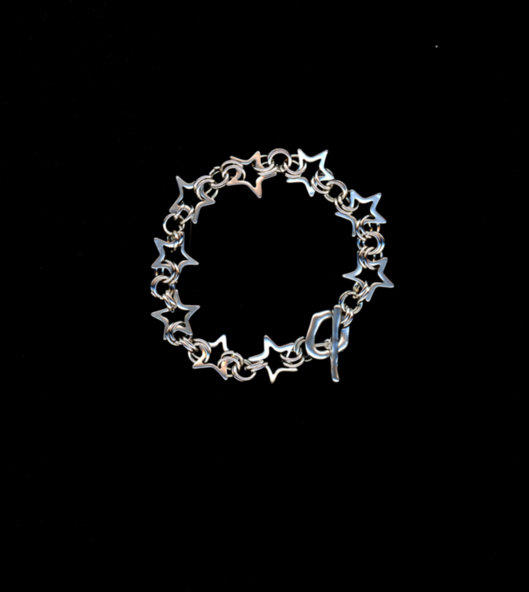 starlight viper - star chainmail bracelet